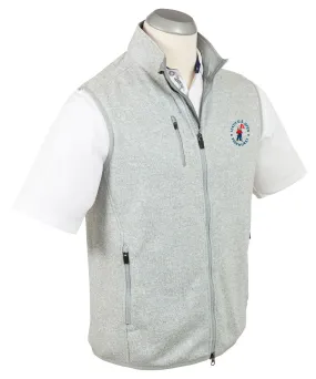 124th U.S. Open Men's Bobby Jones Heathered Full Zip Fleece Vest