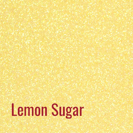 20" Lemon Sugar Siser Glitter Heat Transfer Vinyl (HTV)