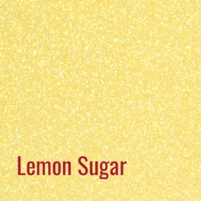 20" Lemon Sugar Siser Glitter Heat Transfer Vinyl (HTV)