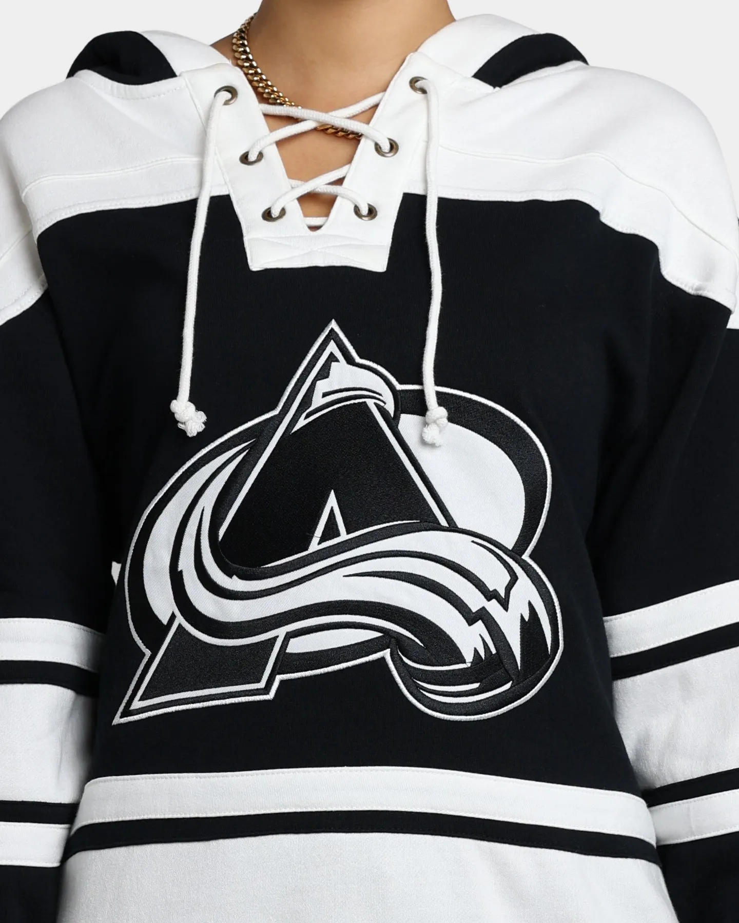 47 Brand Colorado Avalanche Superior Lacer Hoodie Jet Black