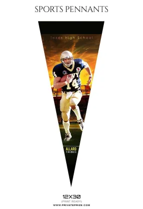 Allard Thomas - Football Pennants Photography Templates