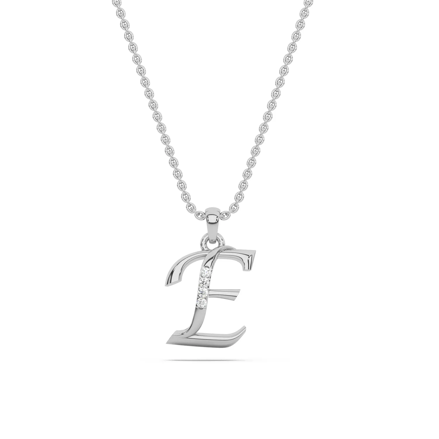 Alphabet E  Unisex Pendant