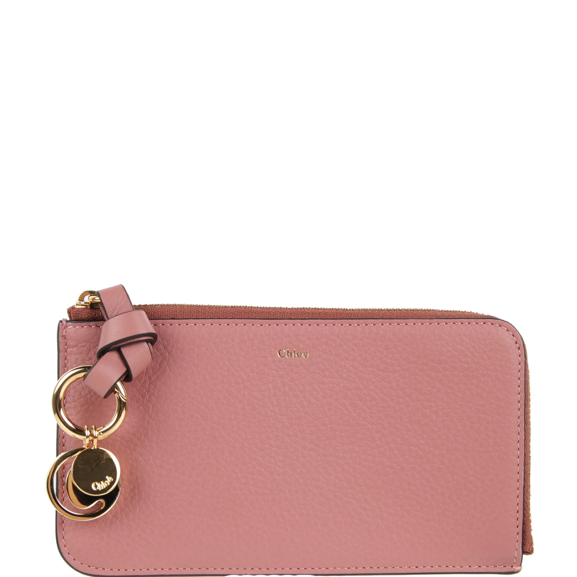 Alphabet Medium Purse, Rusty Pink