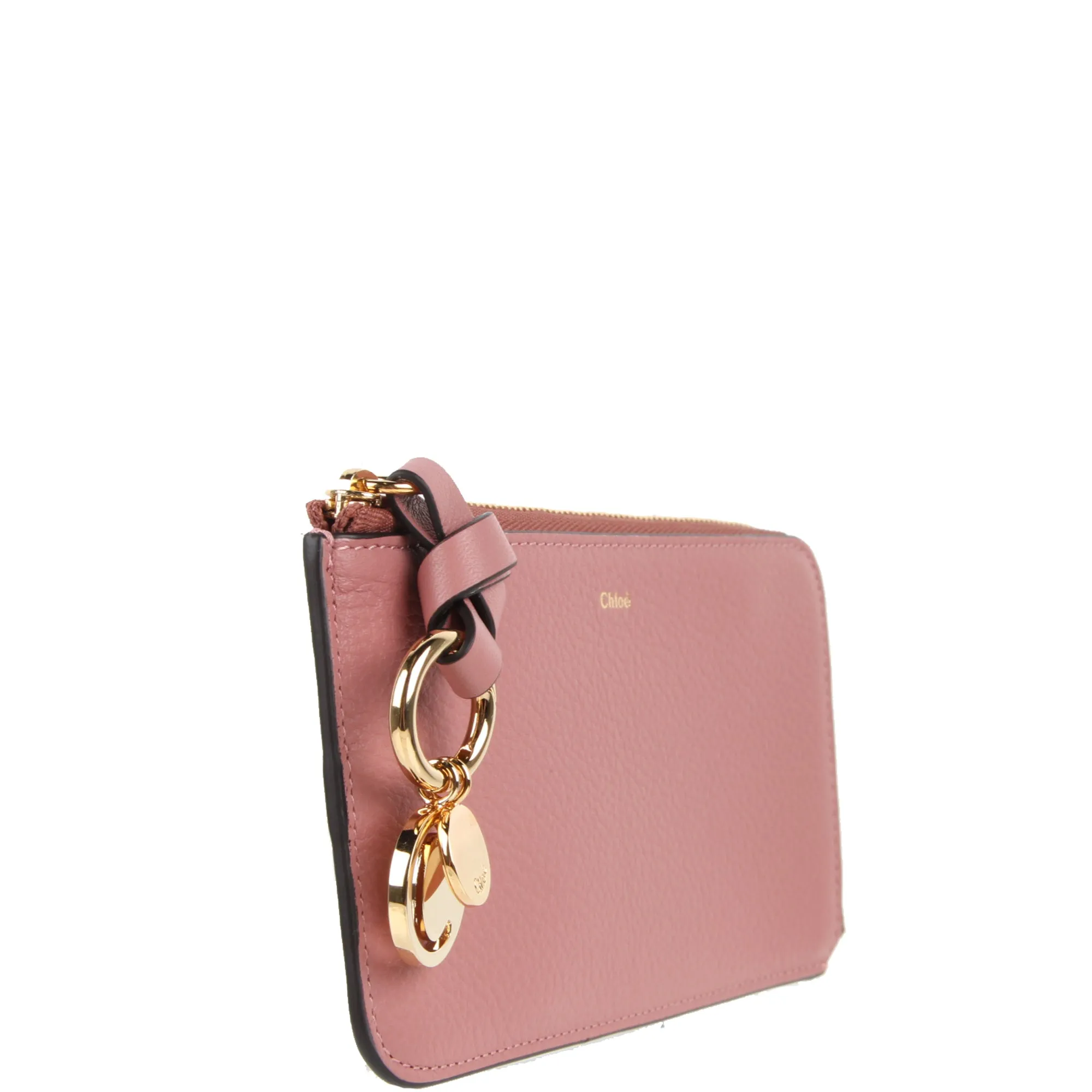 Alphabet Medium Purse, Rusty Pink