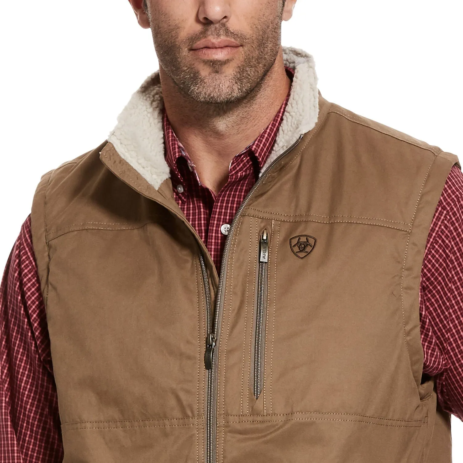 Ariat Mens Grizzly Canvas Insulated Vest