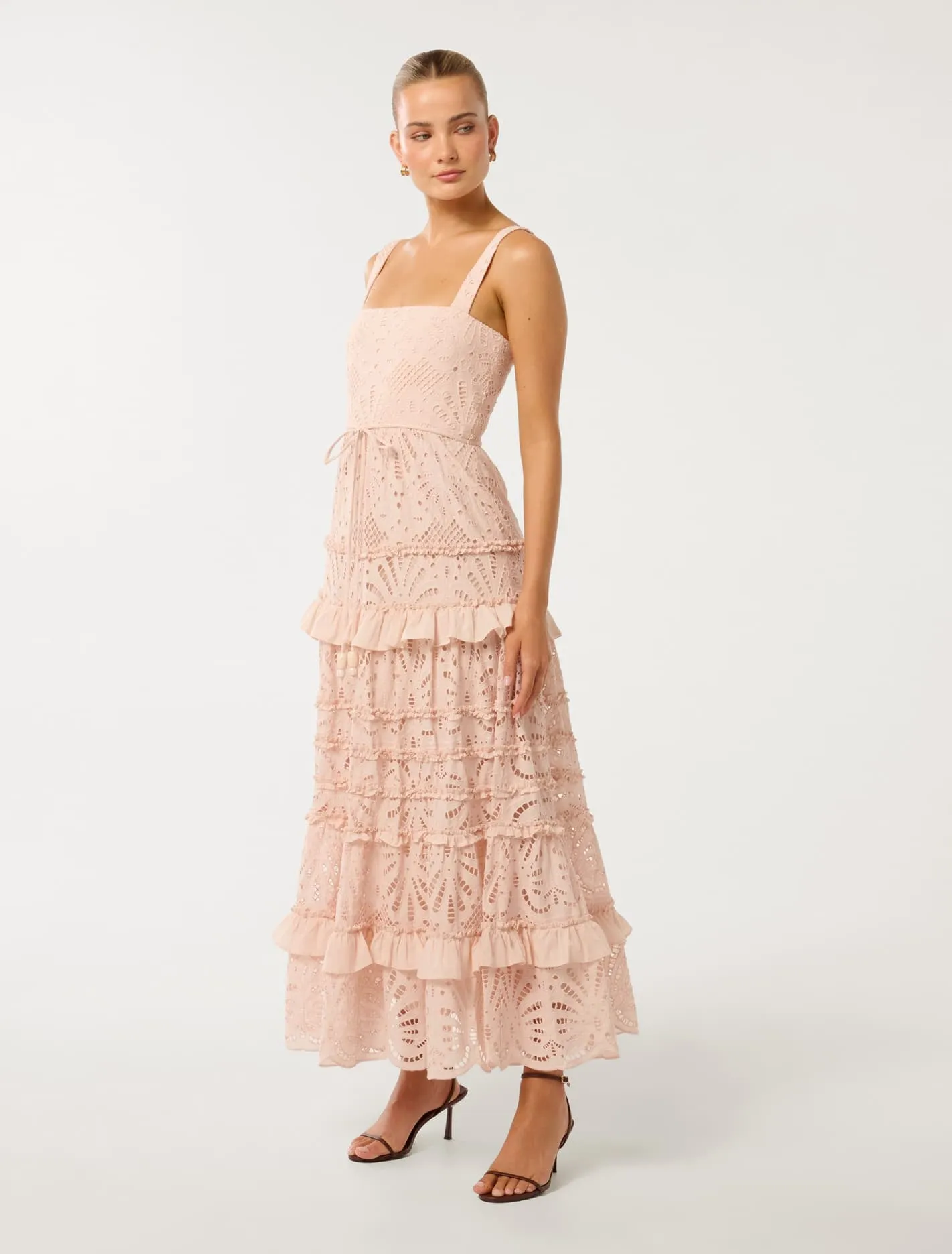 Aurelia Broderie Maxi Dress