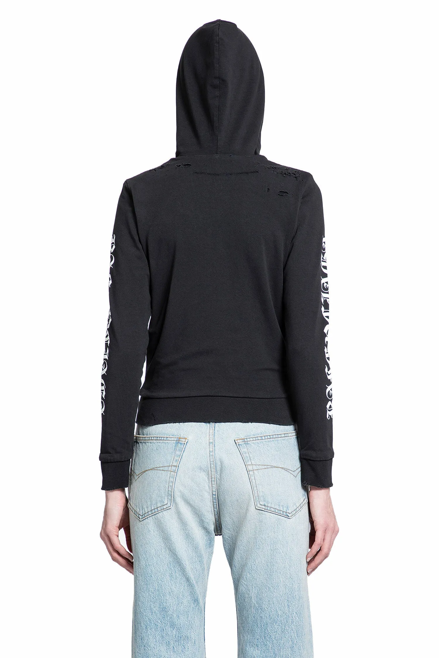 BALENCIAGA WOMAN BLACK SWEATSHIRTS