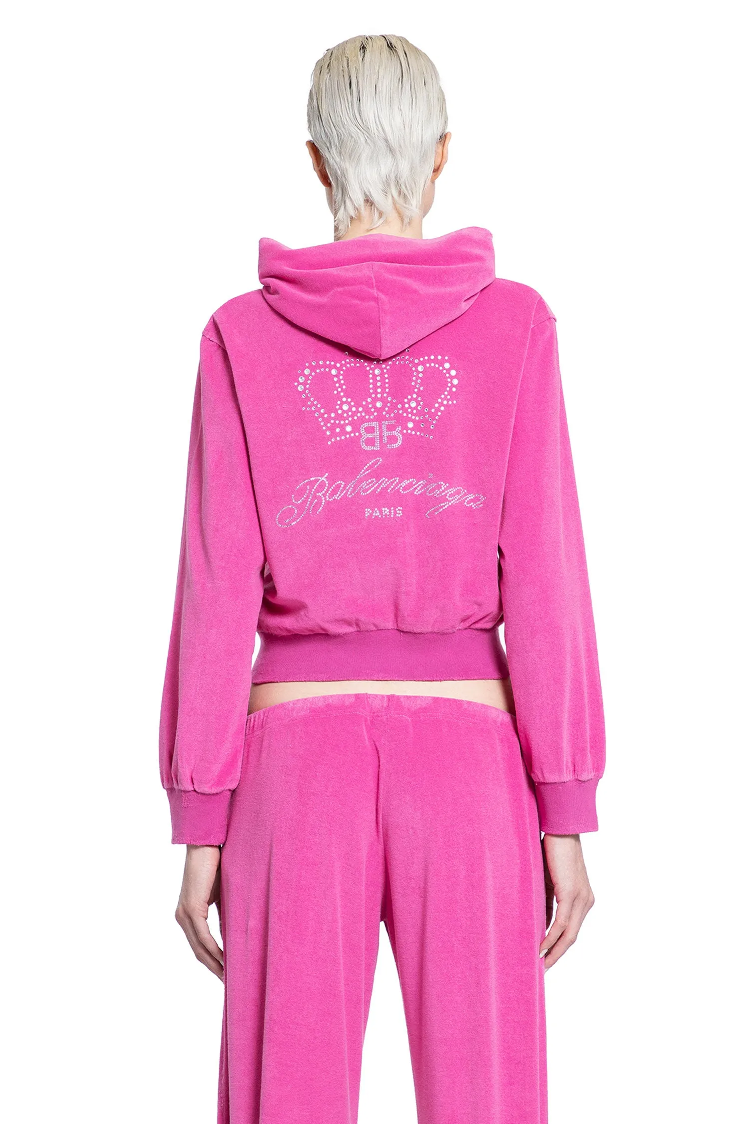 BALENCIAGA WOMAN PINK SWEATSHIRTS