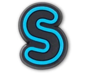 Blue Alphabet S