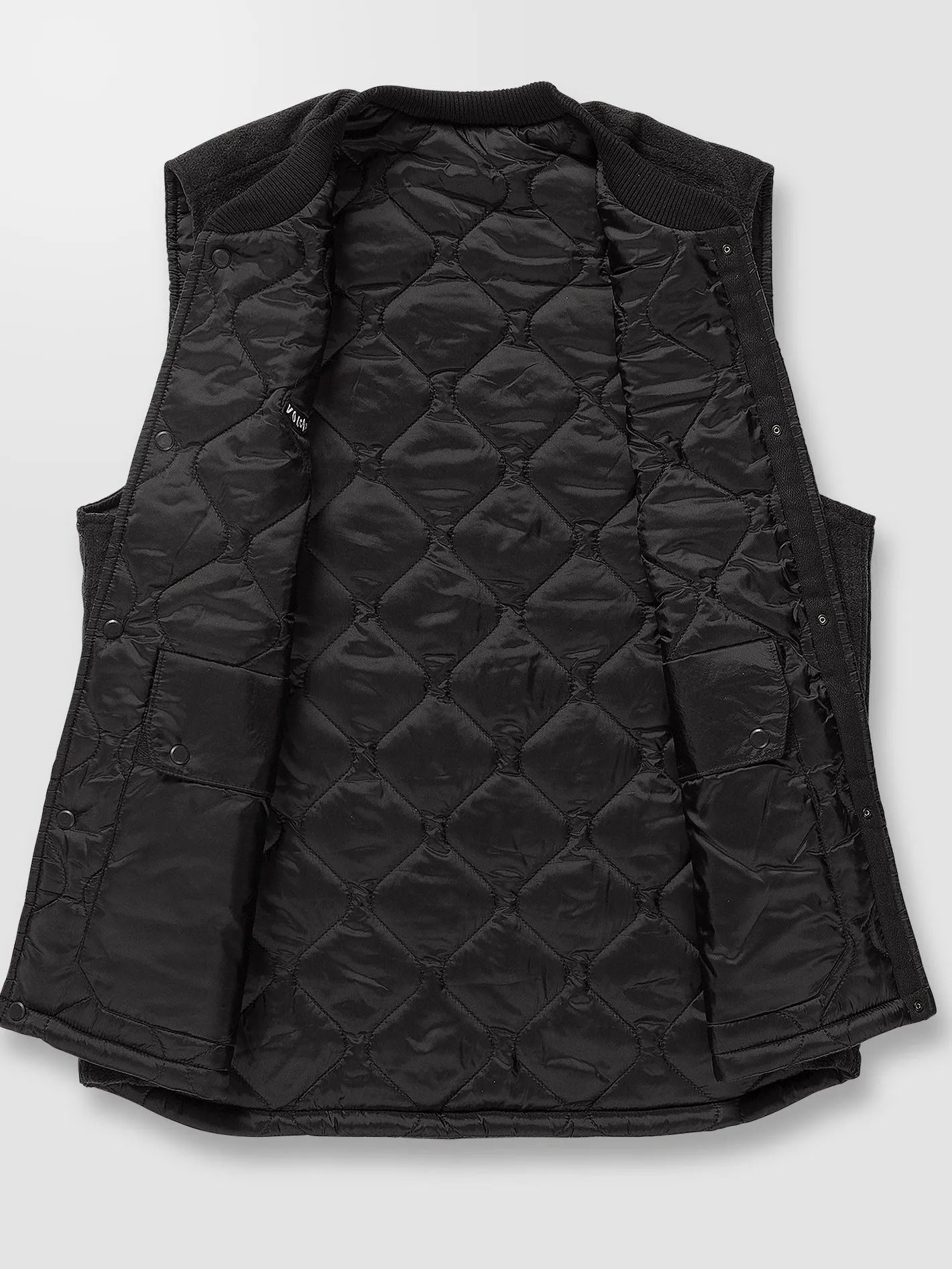 Bowered Vest (Reversible) - BLACK