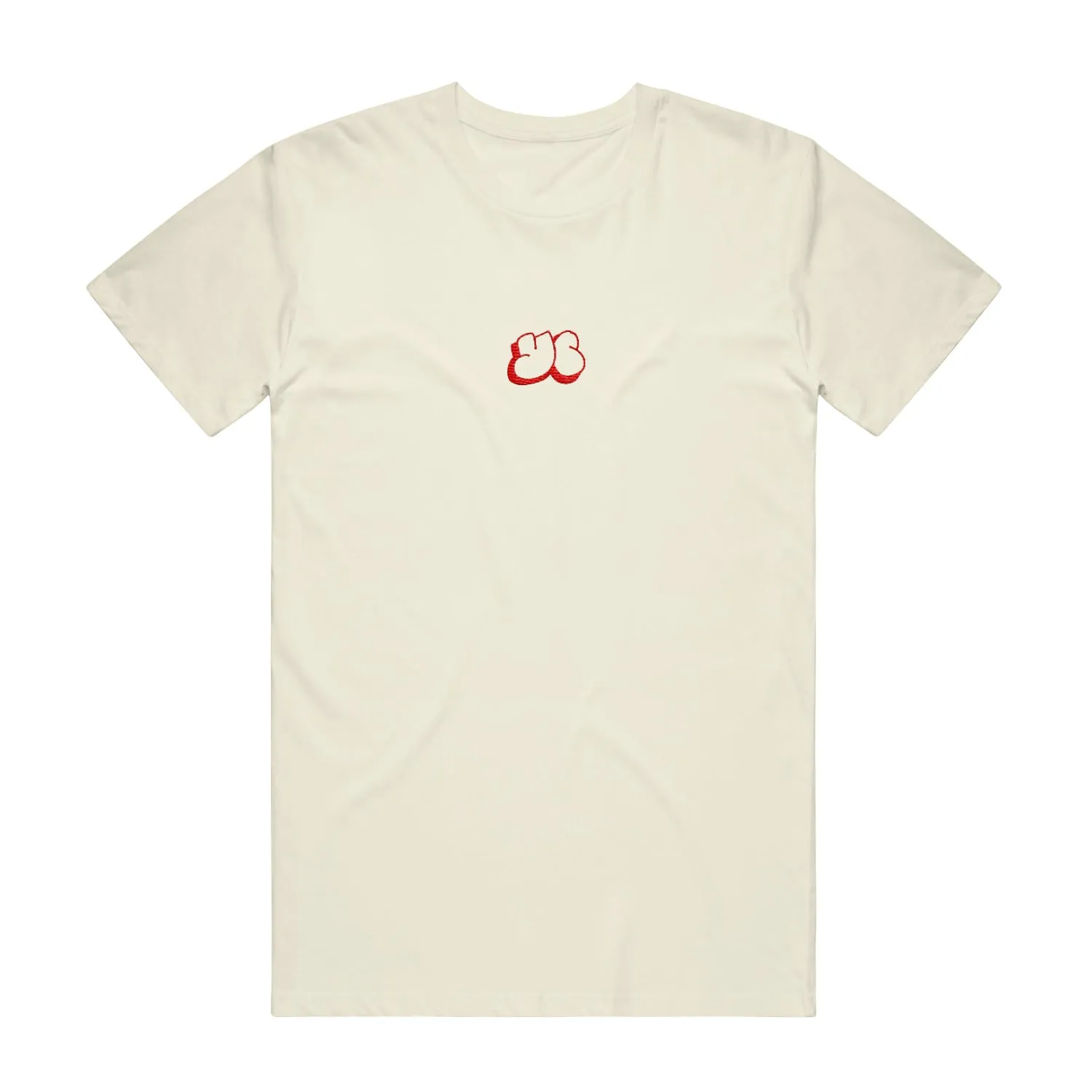 Bubble Embroidered • Natural • T-Shirt