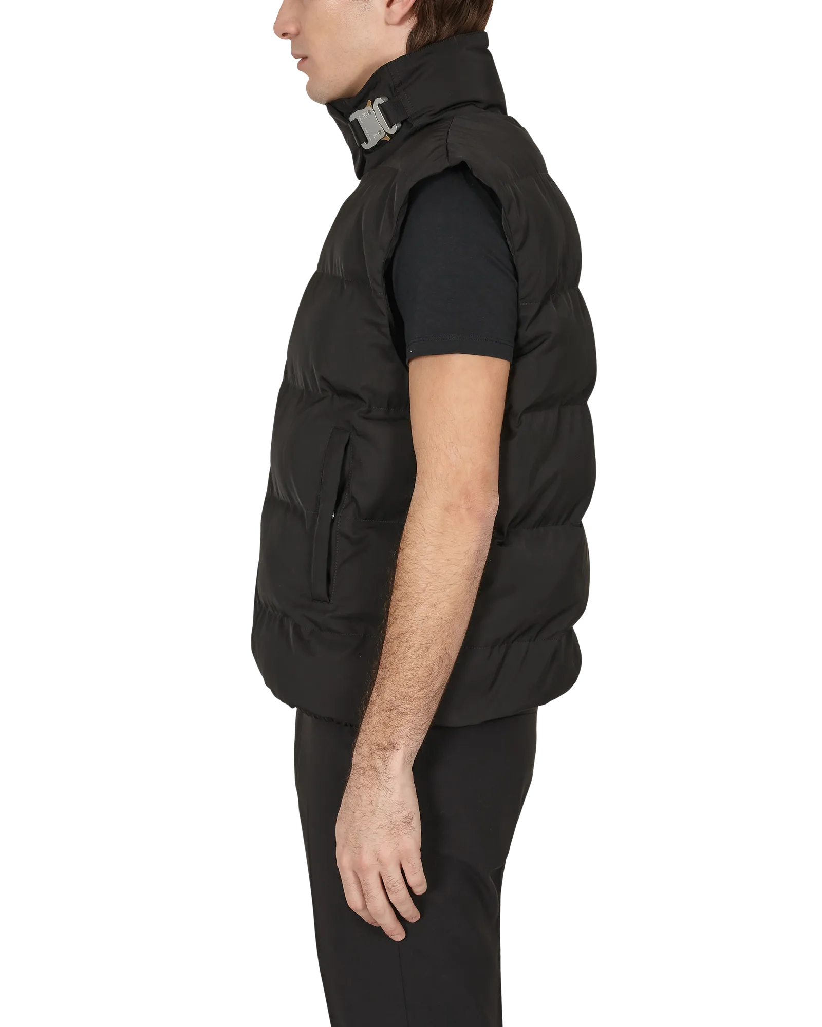 BUCKLE PUFFER VEST -  X