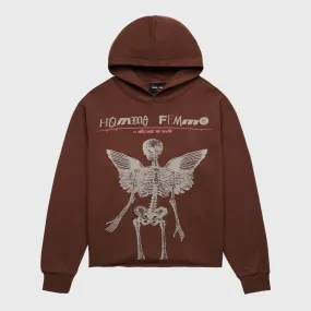 Circle Of Life Hoodie Brown