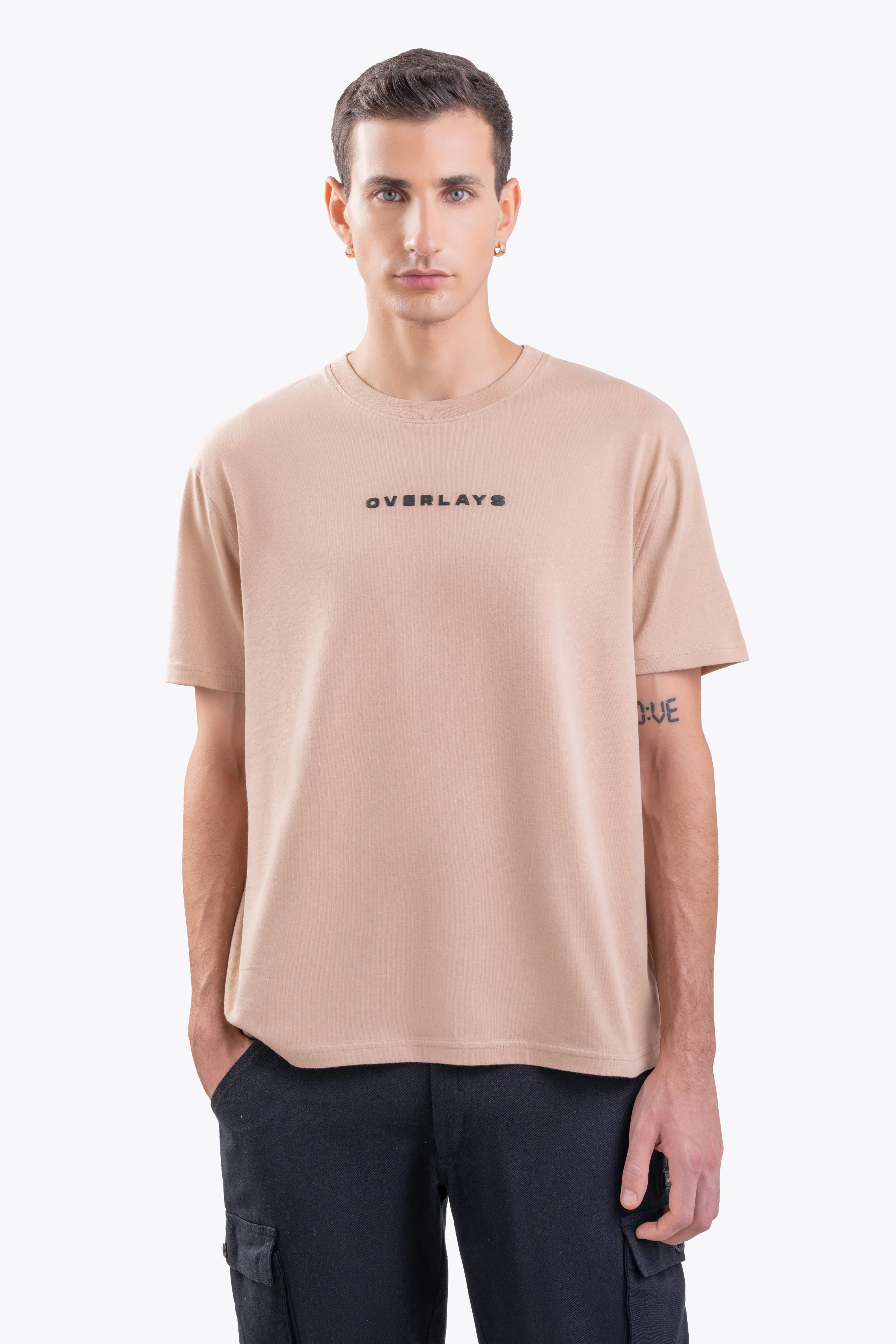 Coffee Brown Oversized Fit Tshirt