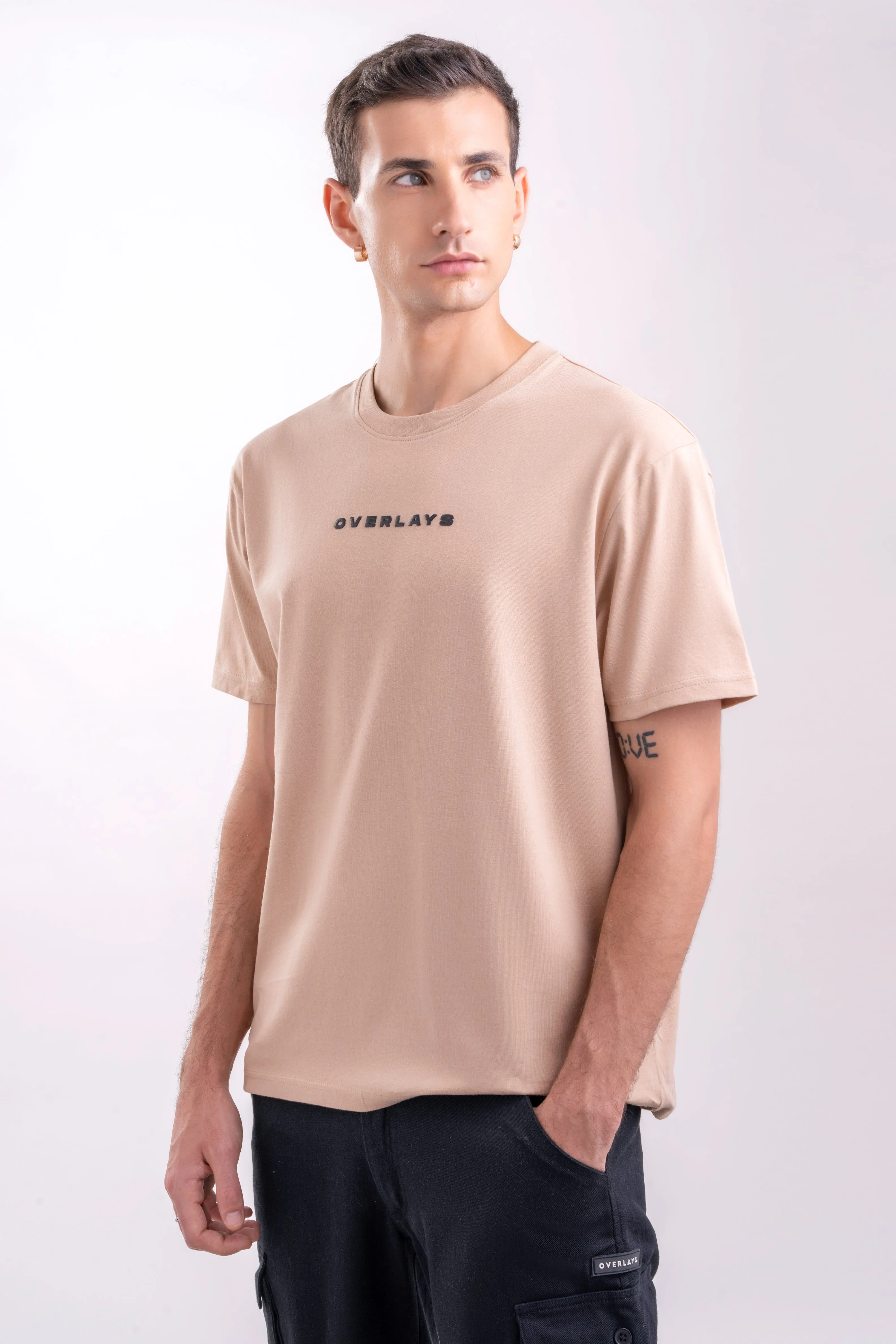 Coffee Brown Oversized Fit Tshirt