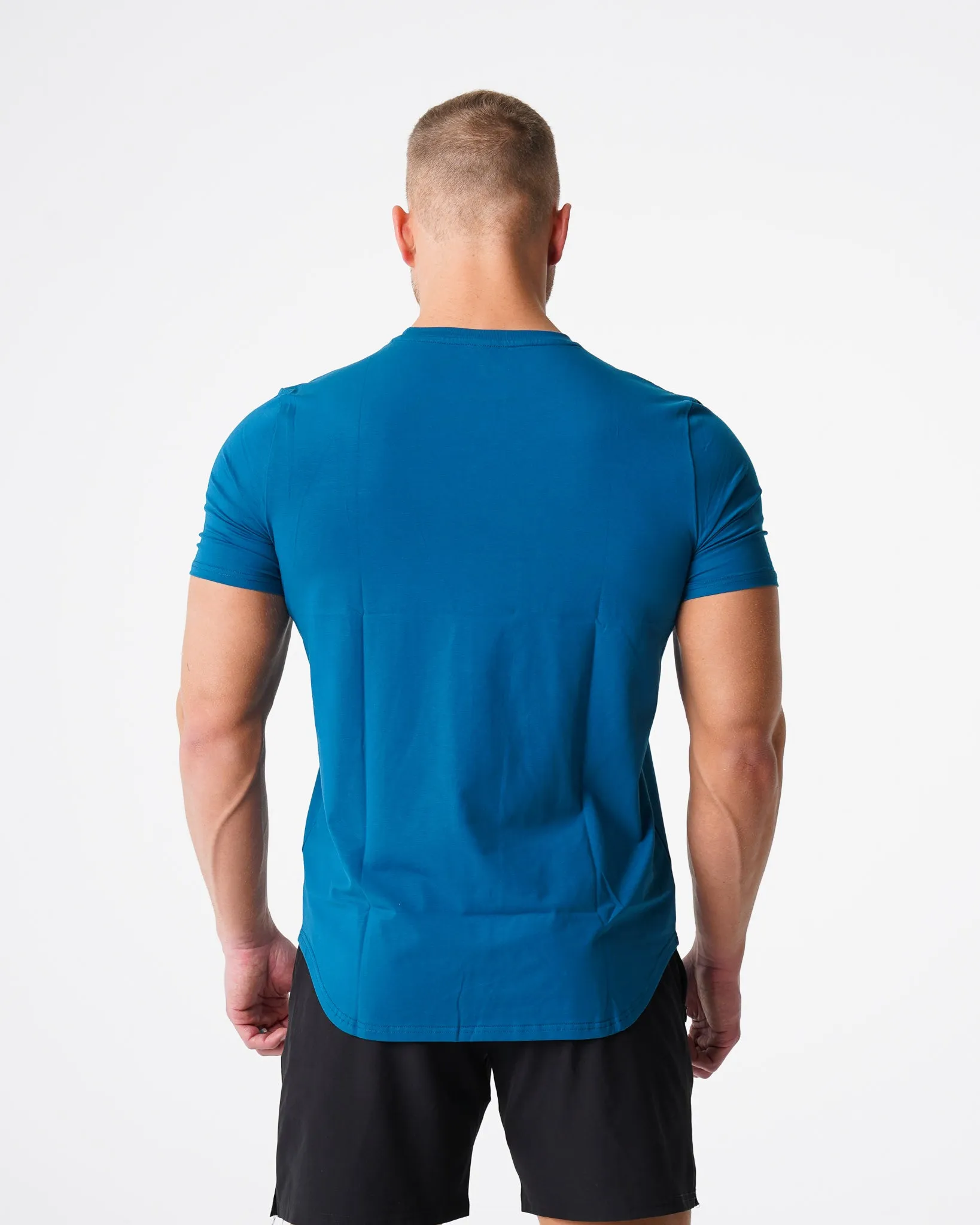 French Blue Pulse Fitted Tee