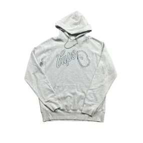 Grey A Bathing Ape (BAPE) Hoodie - Large