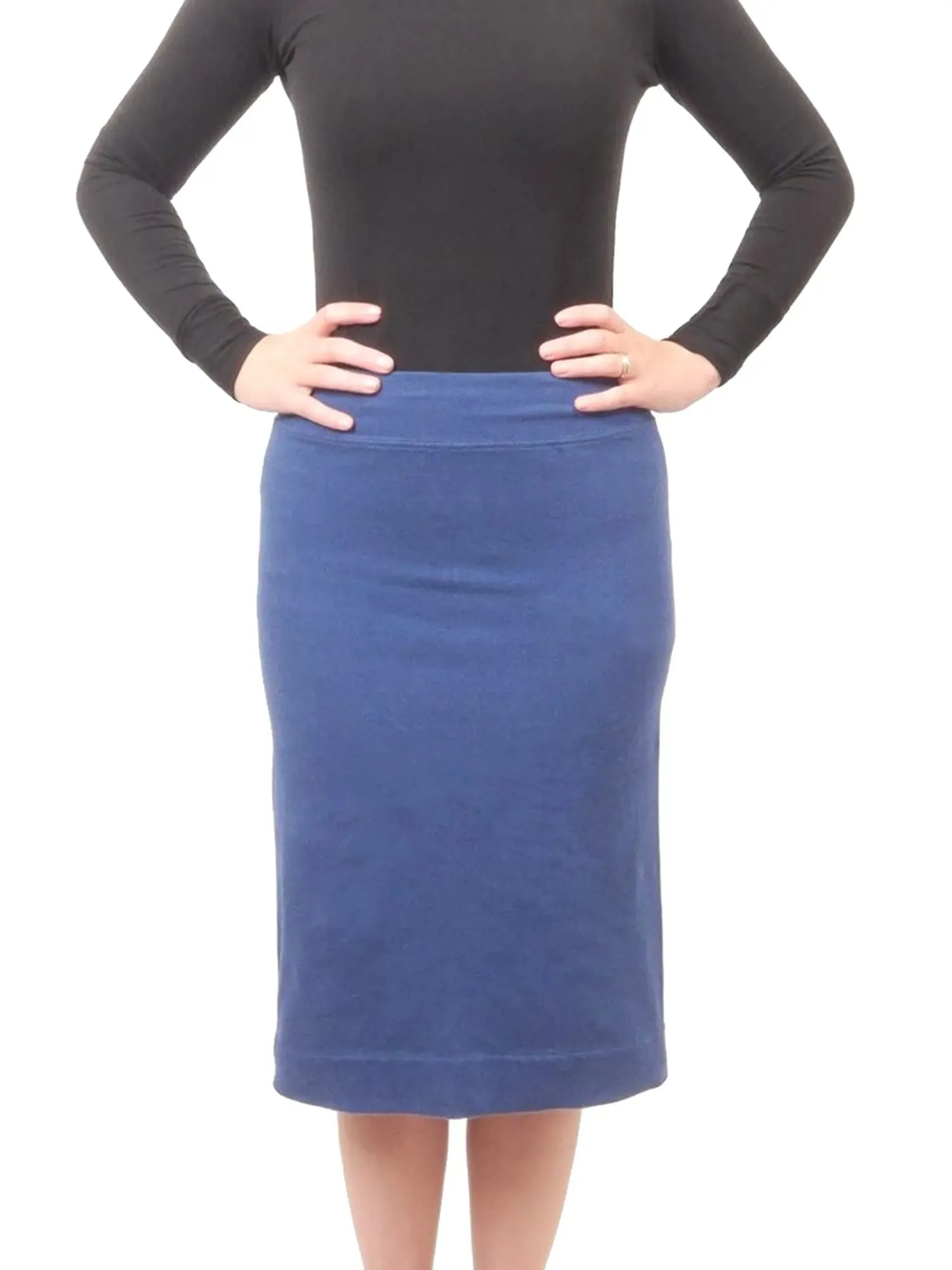 Hard Tail Cotton Pencil Skirt W-321