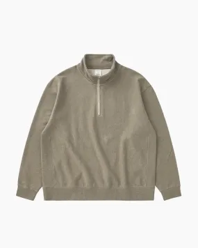 Heather Half Zip Pullover Sage