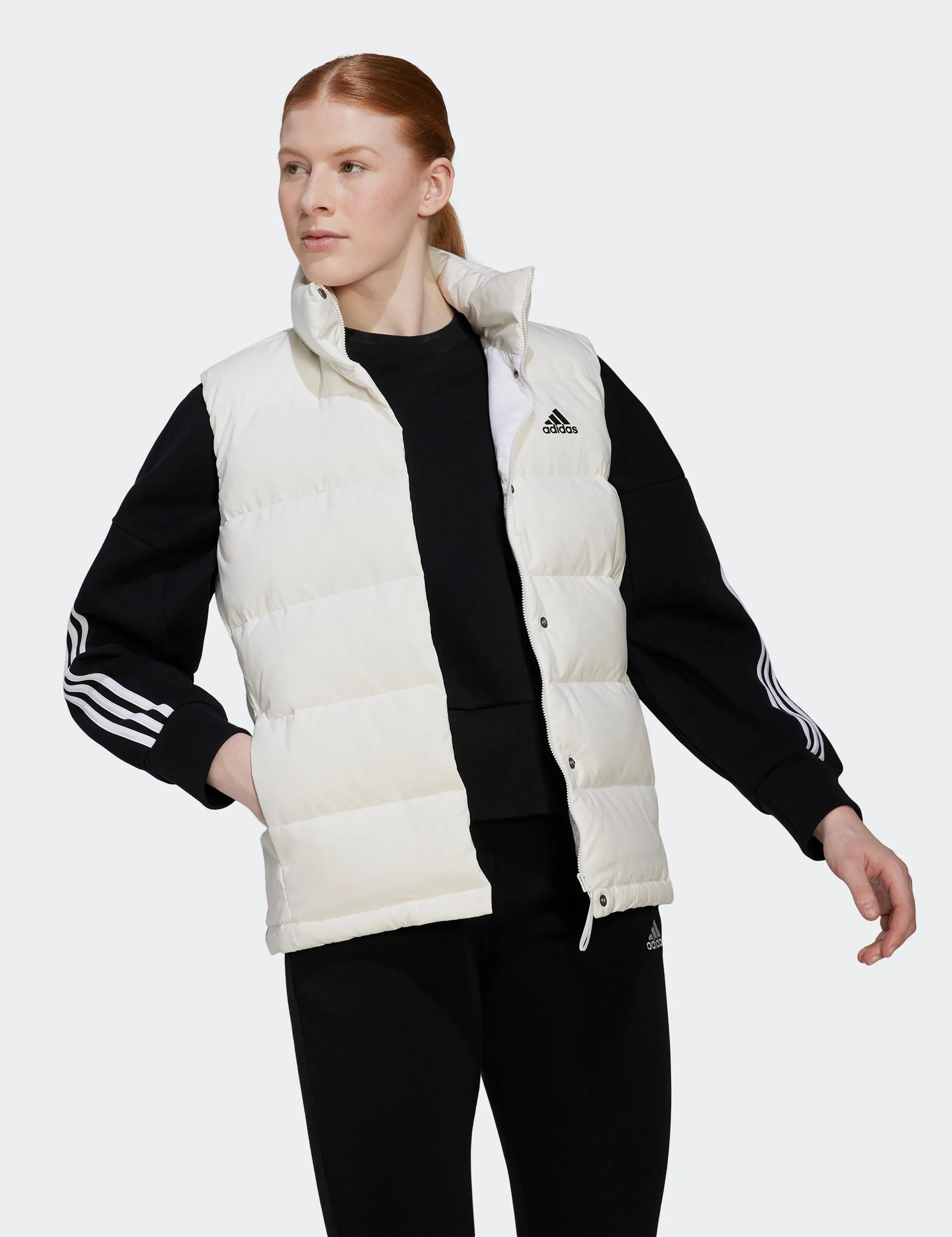 Helionic Down Vest - White