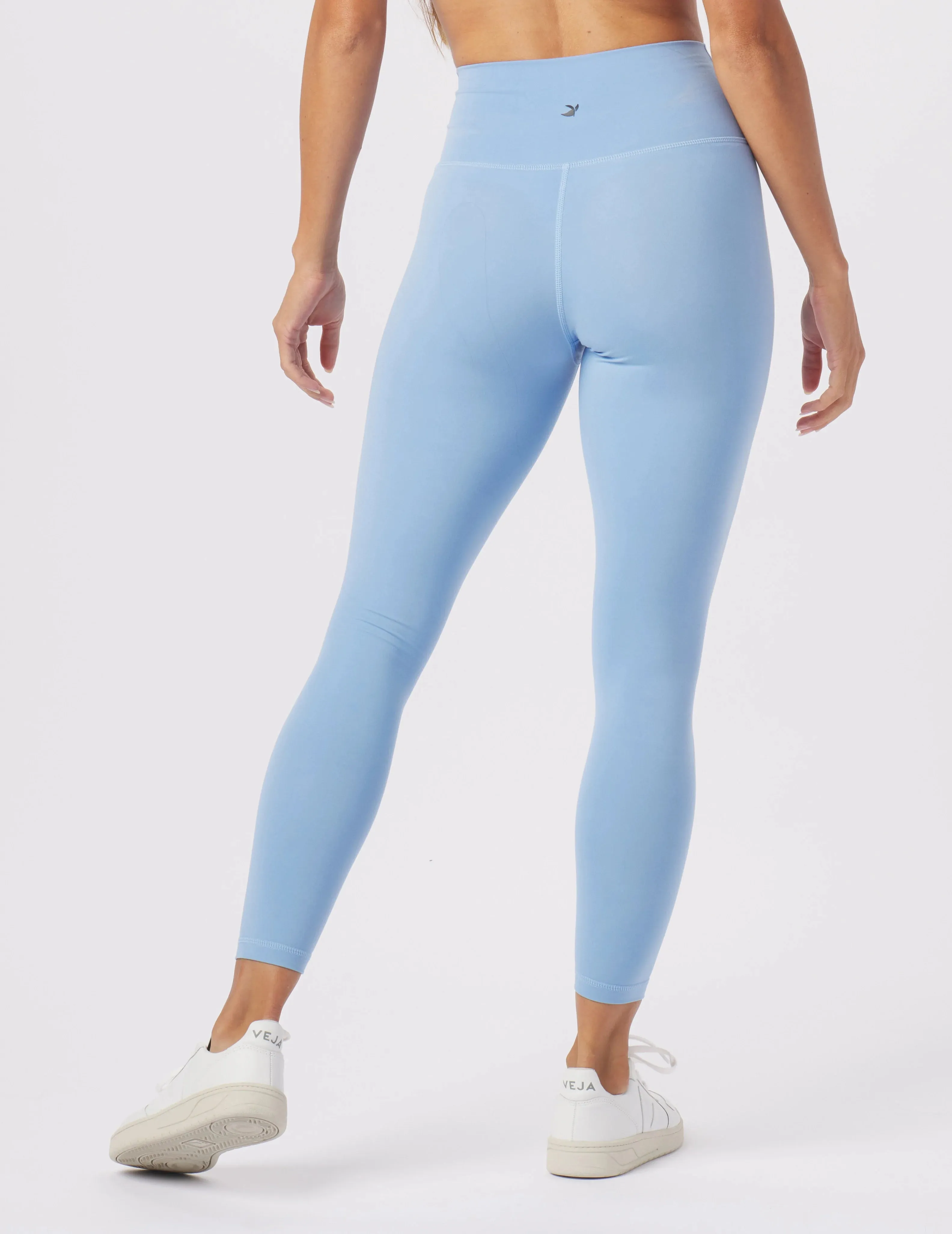 High Waist Pure 7/8 Legging: Ice Blue