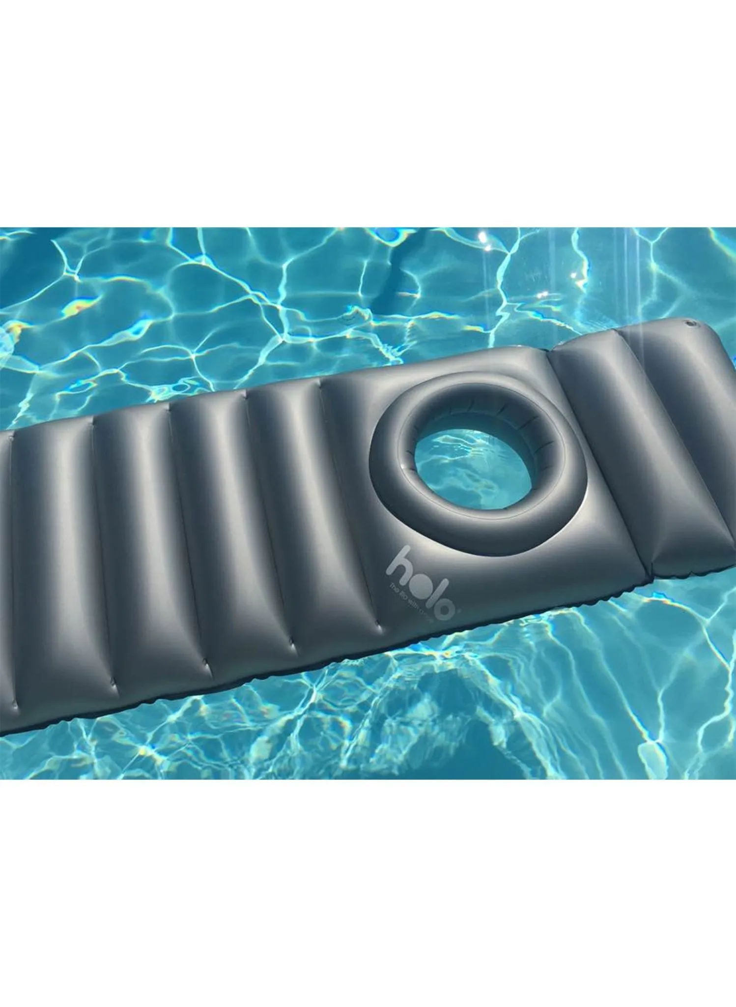 Holo Inflatable Lilo - Grey