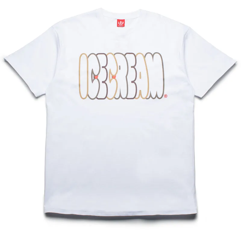 Ice Cream Bubble Tee - White