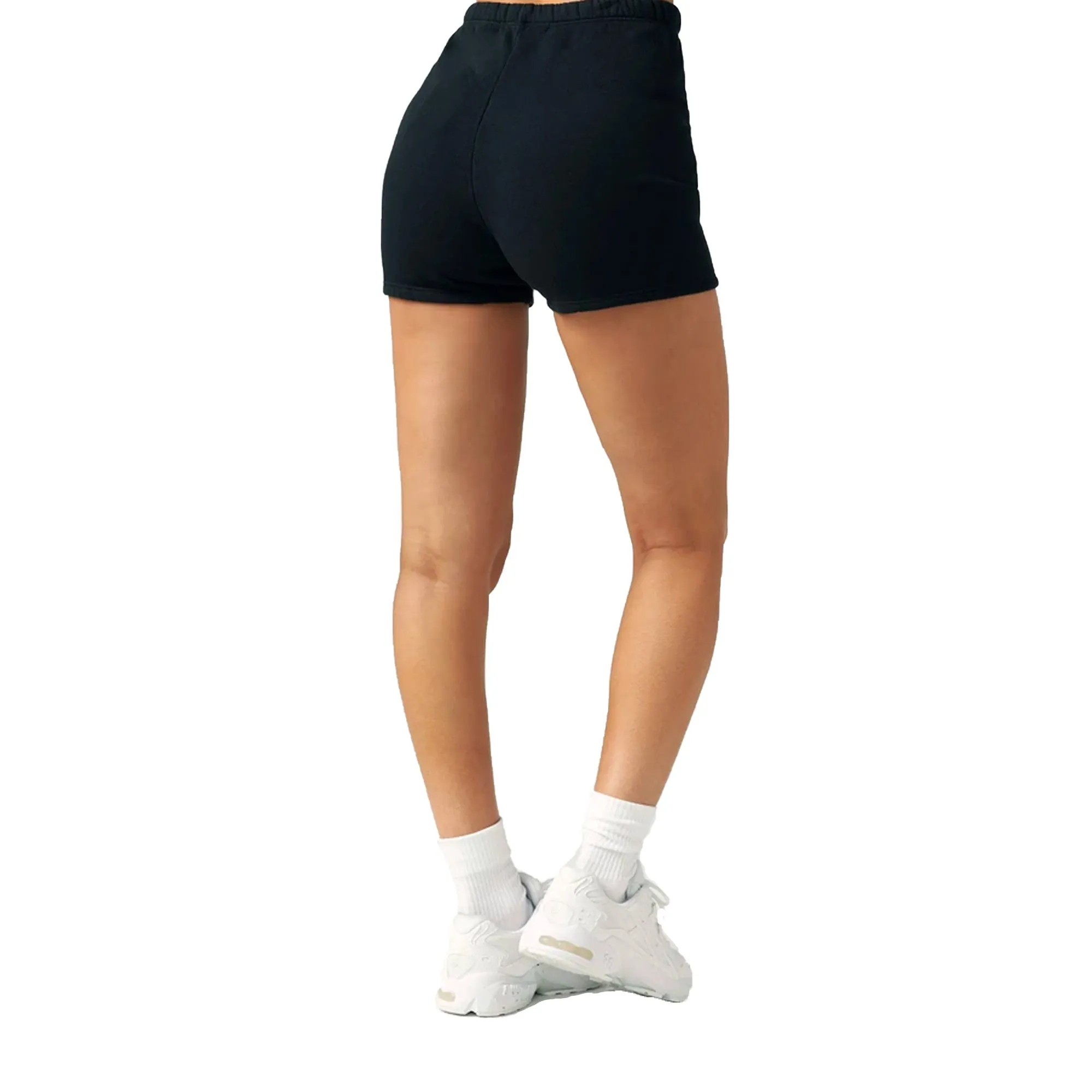 Joah Brown Womens Fitted Sweatshort Black