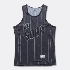 Mens American Race Vest - Charcoal/Black