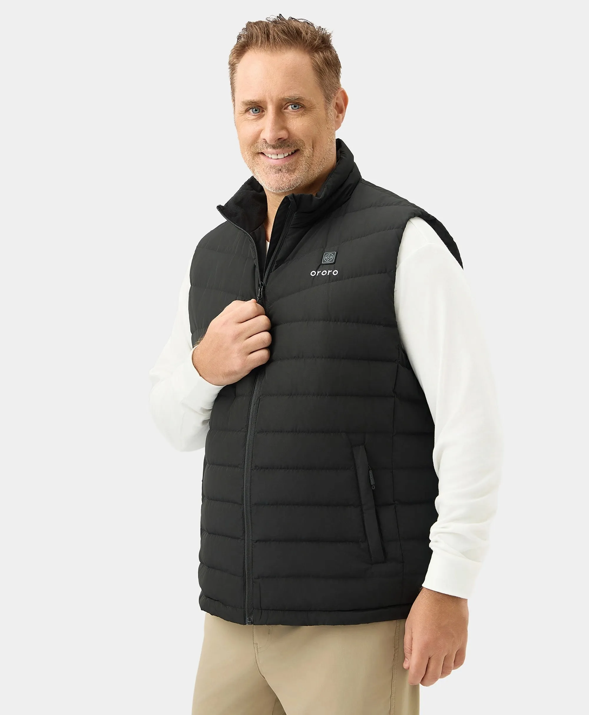 Men's Heated Lightweight Down Vest (Apparel Only)