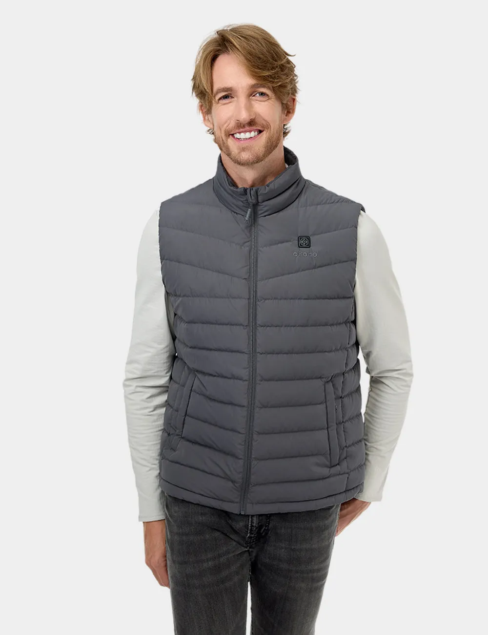 Men's Heated Lightweight Down Vest (Apparel Only)