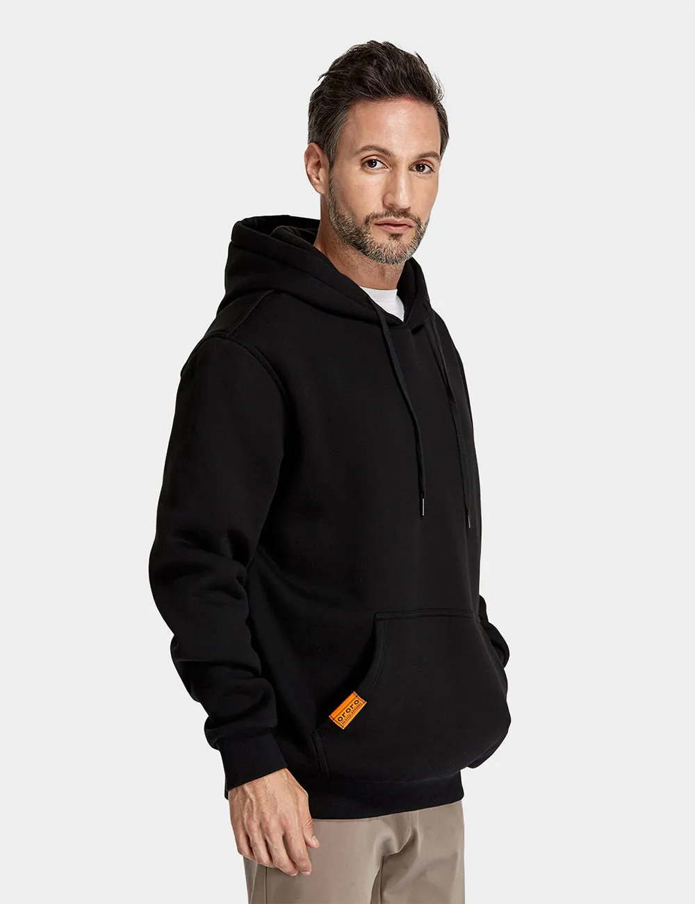 (Open-box) Unisex Heated Pullover Hoodie with Pocket Heating (Battery Set Not Included)