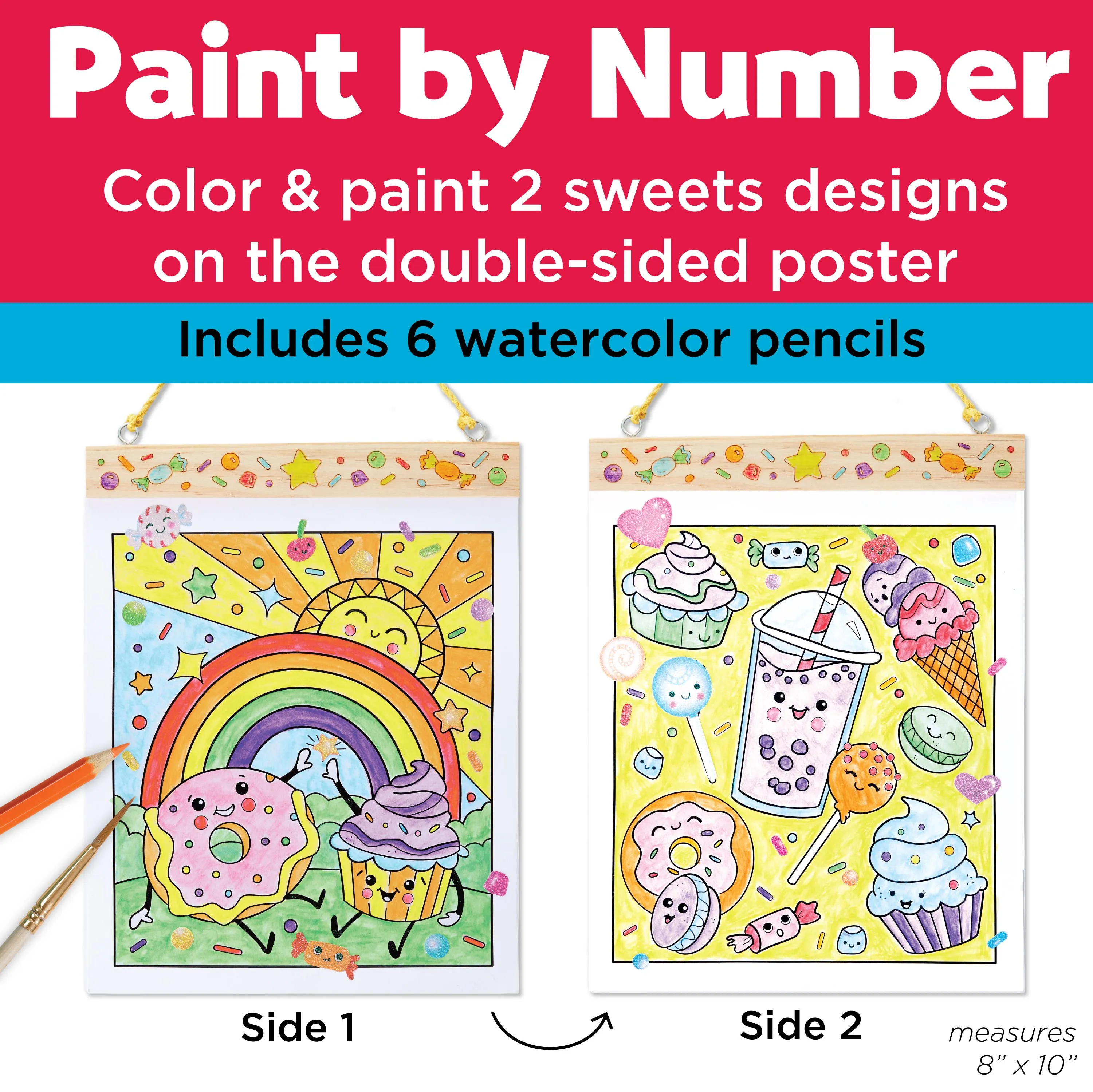 Paint by Numbers Sweets Wall Art