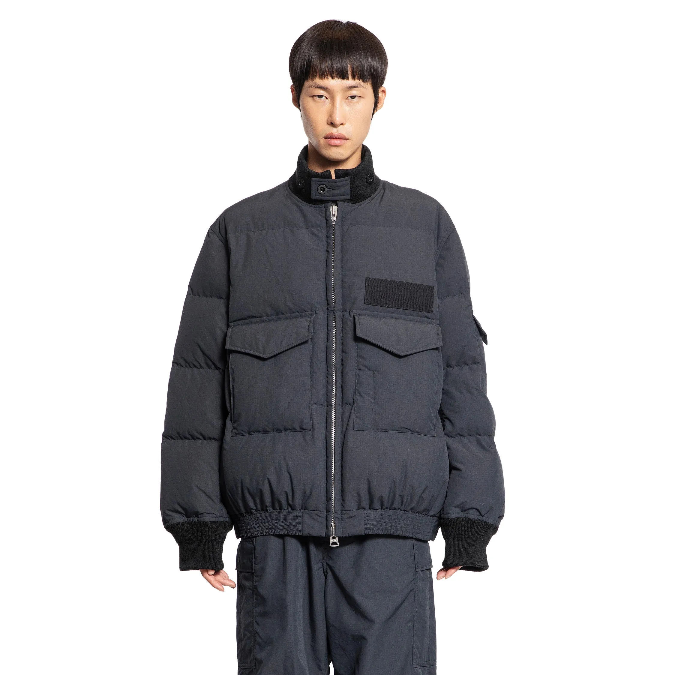 SACAI MAN BLACK JACKETS