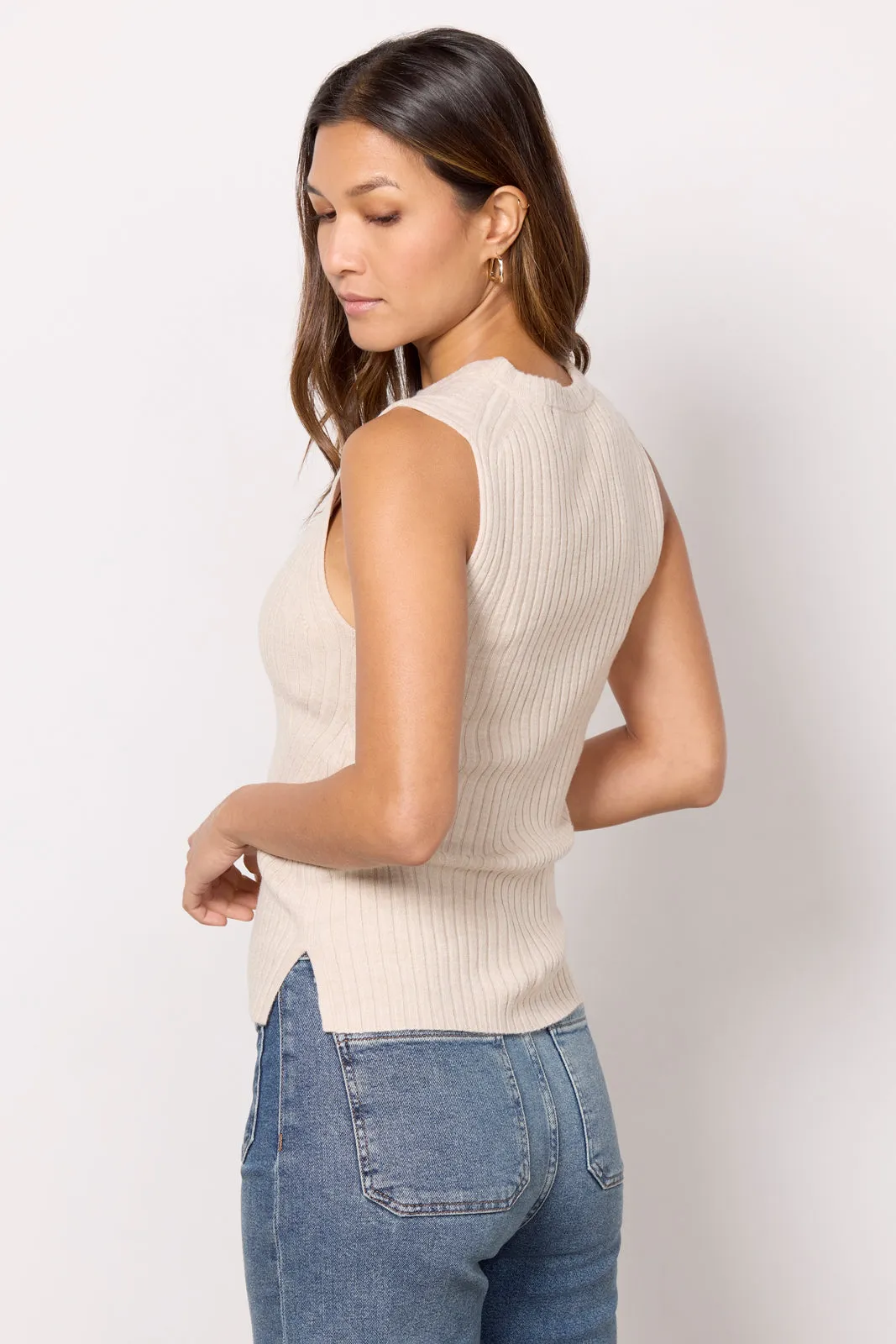 Sleeveless Ribbed Tank