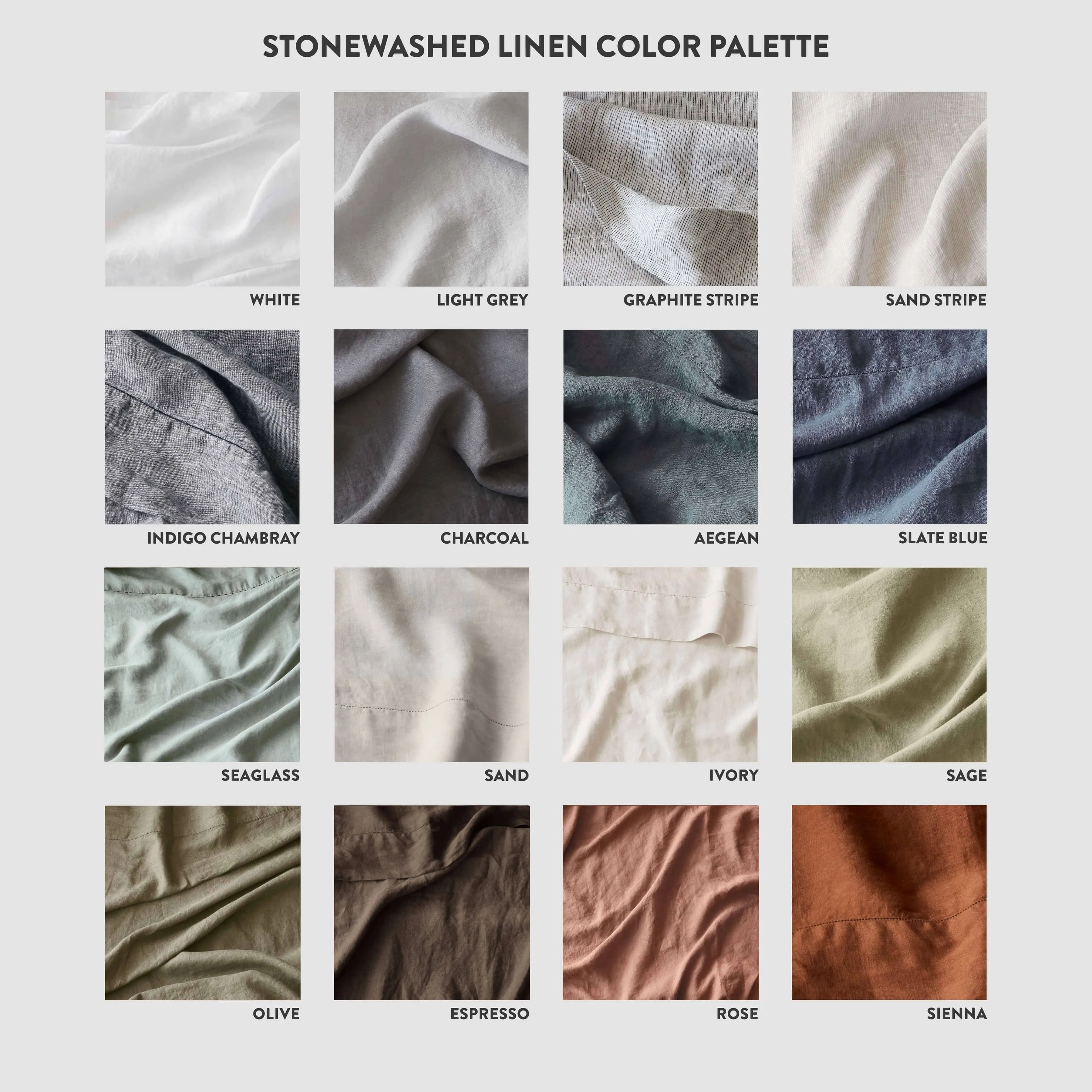 Stonewashed Linen Bed Bundle