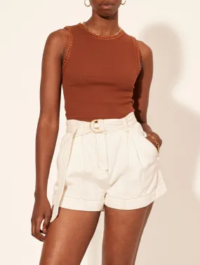 Tallulah High Neck Crop Tank