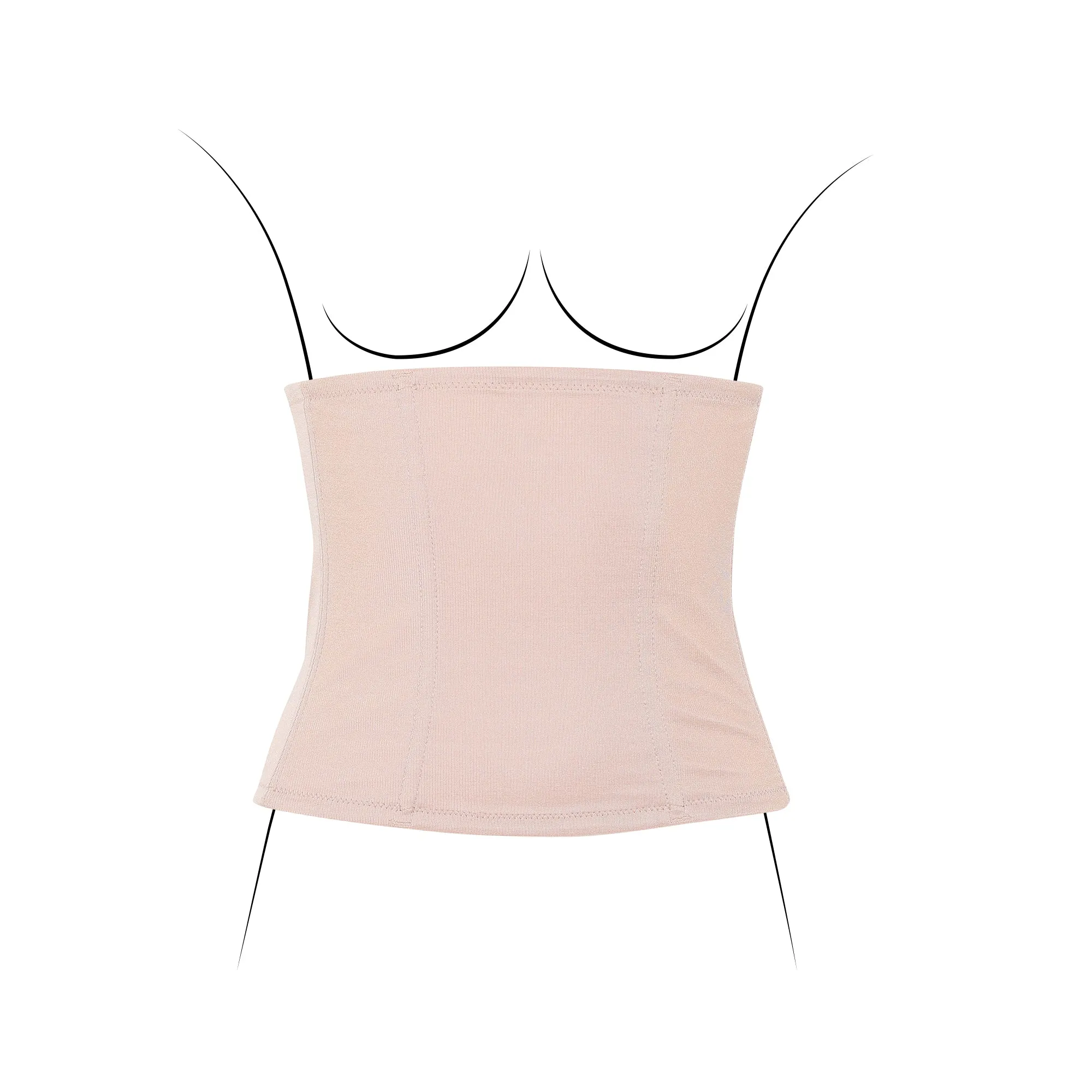 Wacoal Shapewear สเตย์แผ่นเก็บกระชับเอว และหน้าท้อง รุ่น WG8130 สีเบจ (BE)